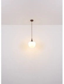 Globo 15548H1C - Csillár zsinóron MAXY 1xE27/60W/230V fehér/barna