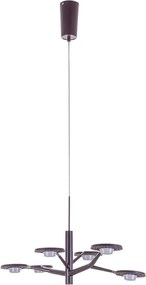 ITALUX AD16014-6B-DARK-C KRESYDA Modern Led Függesztett Lámpa Barna LED IP20