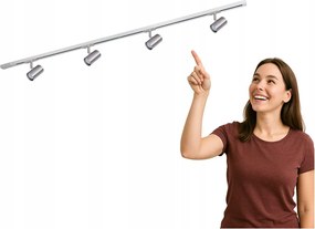 Sínre szerelhető spot lámpa Marvi Tr Jazz Sn 911408-4-SN-SET Italux