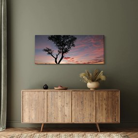 Kép - Fa és vöröses árnyalatok (120x50 cm)