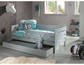 Szürke gyerekágy alatti fiók 70x140 cm Peuter – Vipack