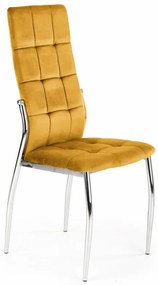 K416 szék, mustáros bársony