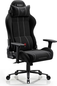 Gamer szék szövet fekete King Size: Diablo X-One 2.0 Burned Black