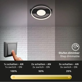 Briloner 3026-015 - LED Dimmelhető mennyezeti lámpa FRAME LED/33W/230V