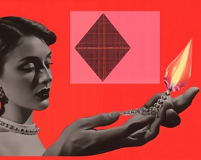 Poszter 76x60,5cm Kiégett valóság