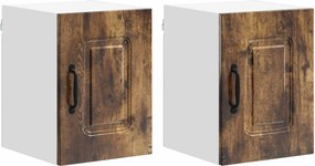 vidaXL Konyhaszekrény Kalmar 2 pcs Füstölt tölgy 30 x 31 x 40 cm