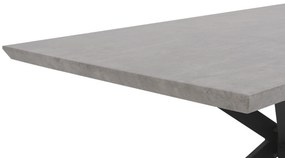 Stílusos Betonhatású Étkezőasztal 140 x 80 cm SPECTRA  Beliani