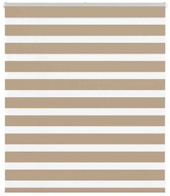 zebrafüggönnyel homokbarna szövetszélesség 130,9 cm poliészter