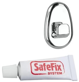 Silver 2 db-os fúrásmentes fali akasztószett - Metaltex