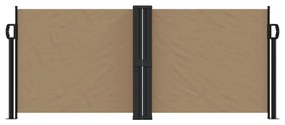 tópszínű behúzható oldalsó napellenző 100 x 1000 cm
