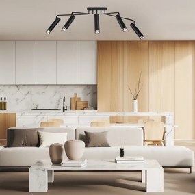 Rabalux 73040 - Felületre szerelhető csillár SENOBIA 5xGU10/35W/230V