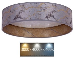 Brilagi - LED Mennyezeti lámpa VELVET STAR LED/24W/230V á. 40 cm szürke/arany