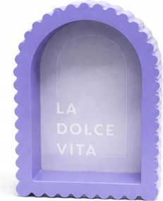 Képkeret 10x15 cm lila íves dekoratív