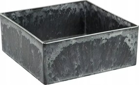 Bonsai Virágtartó Fedél Lapos 15x15 Négyzet Alakú Ablakpárkányra