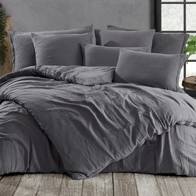 4Home Muszlin ágynemű Steel, 220 x 200 cm, 2 db 70 x 90 cm