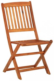 vidaXL 9 részes tömör akácfa kerti étkezőgarnitúra 180 x 90 x 75 cm