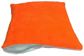 Szublimálható - Nyomtatható Narancs Plüss Díszpárnahuzat 40x40 cm