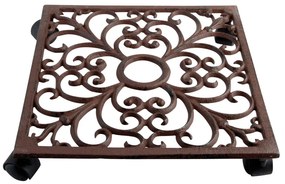 Fém gurulós virágállvány ø 28 cm – Esschert Design