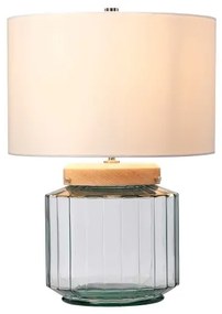 Elstead LUGA-TL-NATURAL - Asztali lámpa LUGA 1xE27/60W/230V