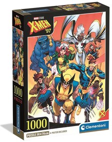 X-men Attack 1000 db-os Compact puzzle Clementoni