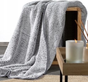 Takaró 150x200 acél fehér meleg puha ágytakaró kanapé vastag