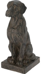 Kerti szobor Ülő kutya, 30 x 20 x h. 47,5 cm, MGO