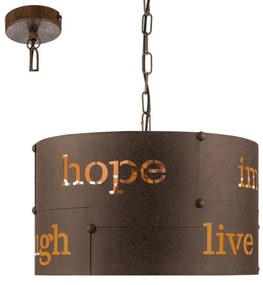 Eglo 49743 - Csillár láncon COLDINGHAM 3xE27/60W