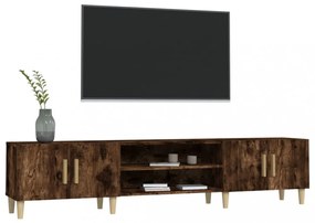 füstös tölgy színű szerelt fa TV-szekrény 180x31,5x40 cm