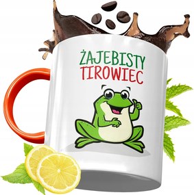 Narancssárga Bögre Kamionosoknak Ajándék fényképes nyomattal