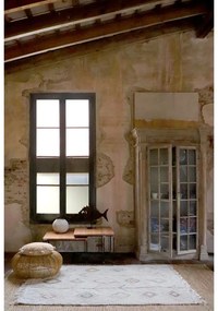 Bézs mosható kézi szövésű pamut szőnyeg 140x200 cm Kaarol Earth – Lorena Canals