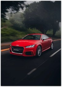 Poszterek 70x100 Piros Audi Autó