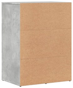 2 db betonszürke szerelt fa tálalószekrény 59 x 39 x 80 cm