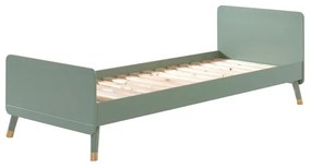 Olajzöld gyermekágy fenyőfából, 90 x 200 cm - Vipack Billy