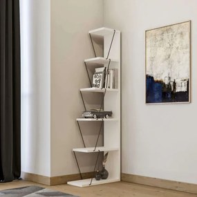 TOR fehér könyvespolc