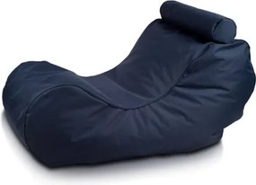 Babzsák nyugágy XL poliészter TiaHome - Sötétkék