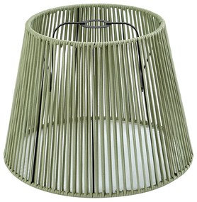 Kültéri lámpaernyő zöld kötéllel IP54 40/28/30