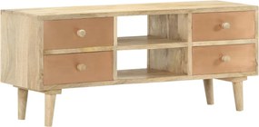 vidaXL tömör mangófa TV-szekrény 110 x 30 x 45 cm