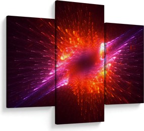 Modern tüskés absztrakció képe (90x60 cm)