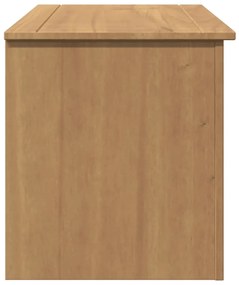 Panama tömör fenyőfa tárolóláda fedéllel 79 x 42 x 46 cm