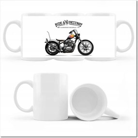 Fényképes bögre Motorkerékpár Antik Vintage