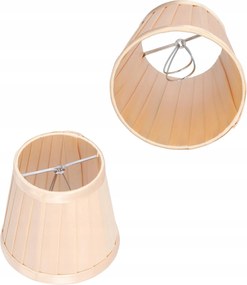 Kis Lámpaernyő Csillár Lámpa Bézs 12x11 cm