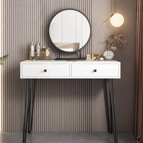 Fésülködőasztal sminkasztal 75 x 40 x 60 cm BC HT08-1