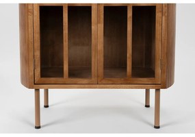 Natúr színű kaucsukfa tálalószekrény 80x140x38 cm Yaz – White Label