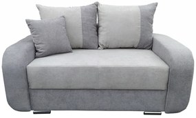 Fero új 2-es (ágyazható) kanapé, v.szürke-k.szürke
