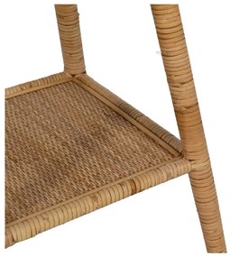 Rattan kerek tárolóasztal ø 60 cm – Ixia