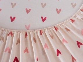 Mikroszálas lepedő SOFHEARTS krémszínű 180x200 cm
