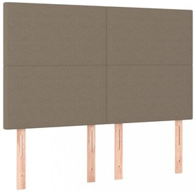 4 db tópszínű szövet fejtámla 72 x 5 x 78/88 cm