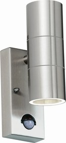 ENDON EL-40062 CANON Modern Kültéri Fali Lámpa Polírozott Rozsdamentes Acél, Átlátszó GU10 IP44