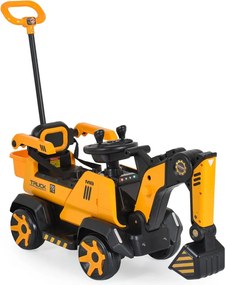 Moni BUMBLEBEE ráülős akkus vezethető kotrógép SÁRGA/FEKETE