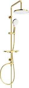 Mexen T05 zuhanygarnitúra felső fejjel 22,5cm, arany / fehér, 798050593-50
